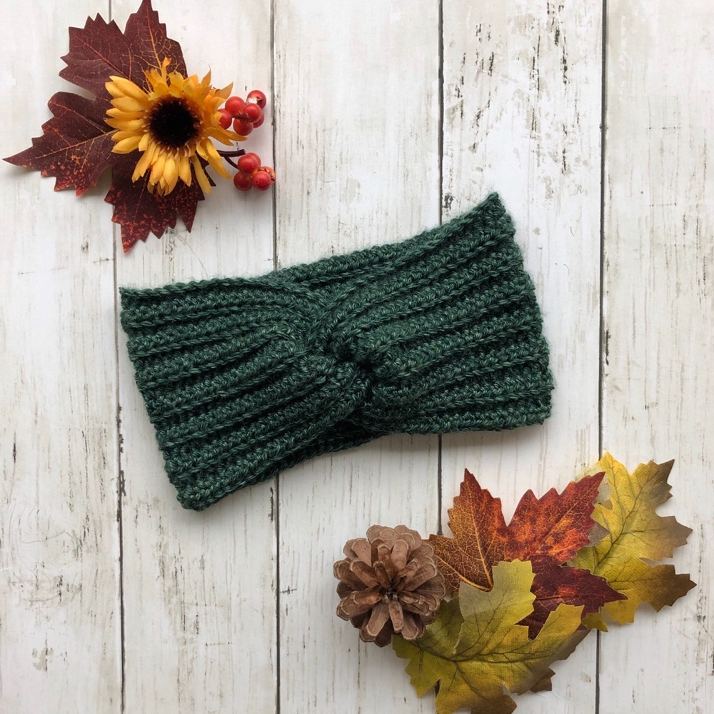 🍁Handmade Twisted Knot Ear Warmer Headband🍁
